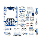 Maxbell Graduation Party Decorations for University High School Photo Supplies Blue