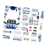 Maxbell Graduation Party Decorations for University High School Photo Supplies Blue