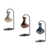 Maxbell Tealight Candle Holder Tear Drop Oil Warmer SPA Hanging Essential Oil Burner Gray