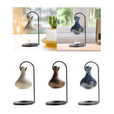 Maxbell Tealight Candle Holder Tear Drop Oil Warmer SPA Hanging Essential Oil Burner Gray