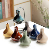 Maxbell Tealight Candle Holder Tear Drop Oil Warmer SPA Hanging Essential Oil Burner Gray