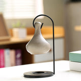 Maxbell Tealight Candle Holder Tear Drop Oil Warmer SPA Hanging Essential Oil Burner Gray