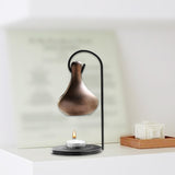 Maxbell Tealight Candle Holder Tear Drop Oil Warmer SPA Hanging Essential Oil Burner Bronze