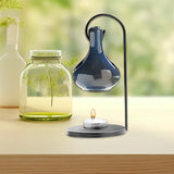 Maxbell Tealight Candle Holder Tear Drop Oil Warmer SPA Hanging Essential Oil Burner Deep Blue