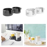 Maxbell Beverage Holder Kitchen Tools Cup Holder for Bedside Table Apartment Desktop black