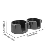 Maxbell Beverage Holder Kitchen Tools Cup Holder for Bedside Table Apartment Desktop black