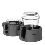 Maxbell Beverage Holder Kitchen Tools Cup Holder for Bedside Table Apartment Desktop black