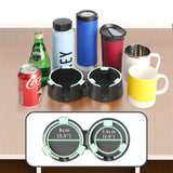 Maxbell Beverage Holder Kitchen Tools Cup Holder for Bedside Table Apartment Desktop black