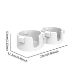 Maxbell Beverage Holder Kitchen Tools Cup Holder for Bedside Table Apartment Desktop white
