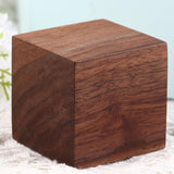 Maxbell Wooden Tealight Candle Holder Rustic Cube Shaped for Living Room Accessories