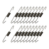 Maxbell 20 Pieces Sofa Mechanism Tension Springs Repair Practical Portable Dual Hook