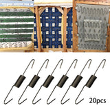 Maxbell 20 Pieces Sofa Mechanism Tension Springs Repair Practical Portable Dual Hook