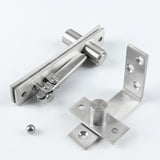 Maxbell Door Hinge Metal Hidden Door Hinge for Wooden Doors Bookcase Furniture 90 Degree Rotation