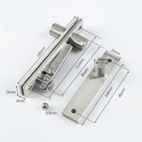 Maxbell Door Hinge Metal Hidden Door Hinge for Wooden Doors Bookcase Furniture 360 Degree Rotation