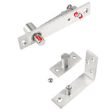 Maxbell Door Hinge Metal Hidden Door Hinge for Wooden Doors Bookcase Furniture 360 Degree Rotation