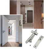 Maxbell Door Hinge Metal Hidden Door Hinge for Wooden Doors Bookcase Furniture 360 Degree Rotation