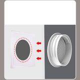 Maxbell Air Conditioning Window Sealing Cloth Supplies with Exhaust Hose and Adapter 3m Sealing Cloth