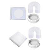 Maxbell Air Conditioning Window Sealing Cloth Supplies with Exhaust Hose and Adapter 3m Sealing Cloth