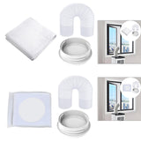 Maxbell Air Conditioning Window Sealing Cloth Supplies with Exhaust Hose and Adapter 3m Sealing Cloth