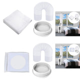 Maxbell Air Conditioning Window Sealing Cloth Supplies with Exhaust Hose and Adapter 3m Sealing Cloth