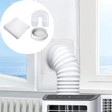 Maxbell Air Conditioning Window Sealing Cloth Supplies with Exhaust Hose and Adapter 3m Sealing Cloth