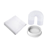 Maxbell Air Conditioning Window Sealing Cloth Supplies with Exhaust Hose and Adapter 3m Sealing Cloth