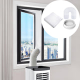 Maxbell Air Conditioning Window Sealing Cloth Supplies with Exhaust Hose and Adapter 3m Sealing Cloth