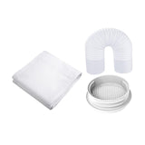 Maxbell Air Conditioning Window Sealing Cloth Supplies with Exhaust Hose and Adapter 3m Sealing Cloth