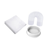 Maxbell Air Conditioning Window Sealing Cloth Supplies with Exhaust Hose and Adapter 3m Sealing Cloth