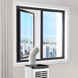 Maxbell Air Conditioning Window Sealing Cloth Supplies with Exhaust Hose and Adapter 3m Sealing Cloth