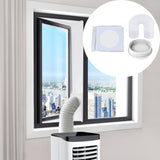 Maxbell Air Conditioning Window Sealing Cloth Supplies with Exhaust Hose and Adapter 4m Sealing Cloth