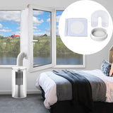Maxbell Air Conditioning Window Sealing Cloth Supplies with Exhaust Hose and Adapter 4m Sealing Cloth