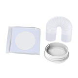 Maxbell Air Conditioning Window Sealing Cloth Supplies with Exhaust Hose and Adapter 4m Sealing Cloth