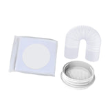 Maxbell Air Conditioning Window Sealing Cloth Supplies with Exhaust Hose and Adapter 4m Sealing Cloth