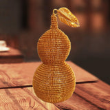 Maxbell Gourd Statue Good Luck Wealth Sculpture for Bookshelf Office New Year