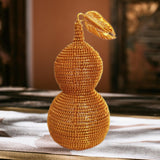 Maxbell Gourd Statue Good Luck Wealth Sculpture for Bookshelf Office New Year