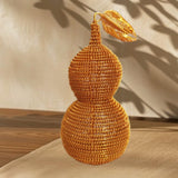 Maxbell Gourd Statue Good Luck Wealth Sculpture for Bookshelf Office New Year