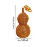 Maxbell Gourd Statue Good Luck Wealth Sculpture for Bookshelf Office New Year