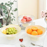 Maxbell Decorative Pedestal Bowl Drainage for Drawing Room Banquet Family Gatherings Beige