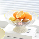 Maxbell Decorative Pedestal Bowl Drainage for Drawing Room Banquet Family Gatherings White