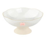 Maxbell Decorative Pedestal Bowl Drainage for Drawing Room Banquet Family Gatherings White