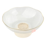 Maxbell Decorative Pedestal Bowl Drainage for Drawing Room Banquet Family Gatherings White
