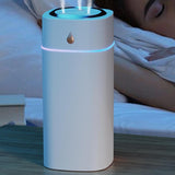 Maxbell Desktop Humidifier Low Noise 3 Modes with Night Light with 3 Outlet Portable White