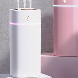 Maxbell Desktop Humidifier Low Noise 3 Modes with Night Light with 3 Outlet Portable White