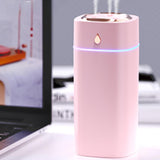 Maxbell Desktop Humidifier Low Noise 3 Modes with Night Light with 3 Outlet Portable Pink