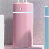 Maxbell Desktop Humidifier Low Noise 3 Modes with Night Light with 3 Outlet Portable Pink