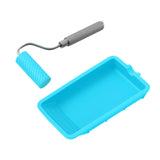 Maxbell Paint Roller Kit Reusable with Tray for Door Painting Furniture 2 pieces