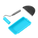Maxbell Paint Roller Kit Reusable with Tray for Door Painting Furniture 3 pieces
