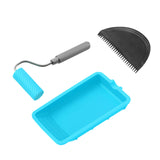 Maxbell Paint Roller Kit Reusable with Tray for Door Painting Furniture 3 pieces