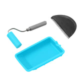 Maxbell Paint Roller Kit Reusable with Tray for Door Painting Furniture 3 pieces
